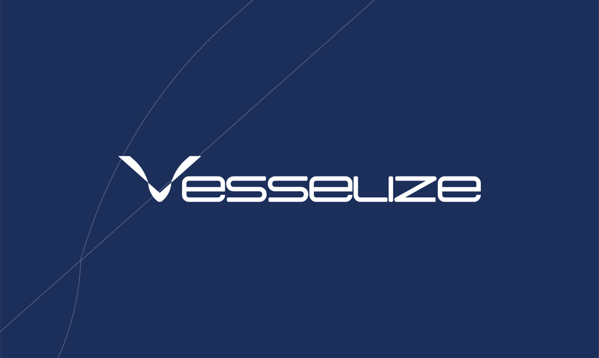 Vesselize | Tanker shipping company brand identity done by Anivia